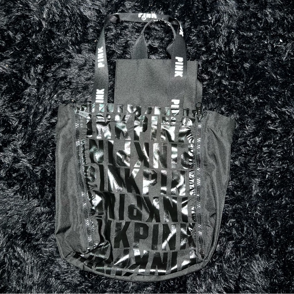 PINK. Victoria secret bag. Used. (BLACK)